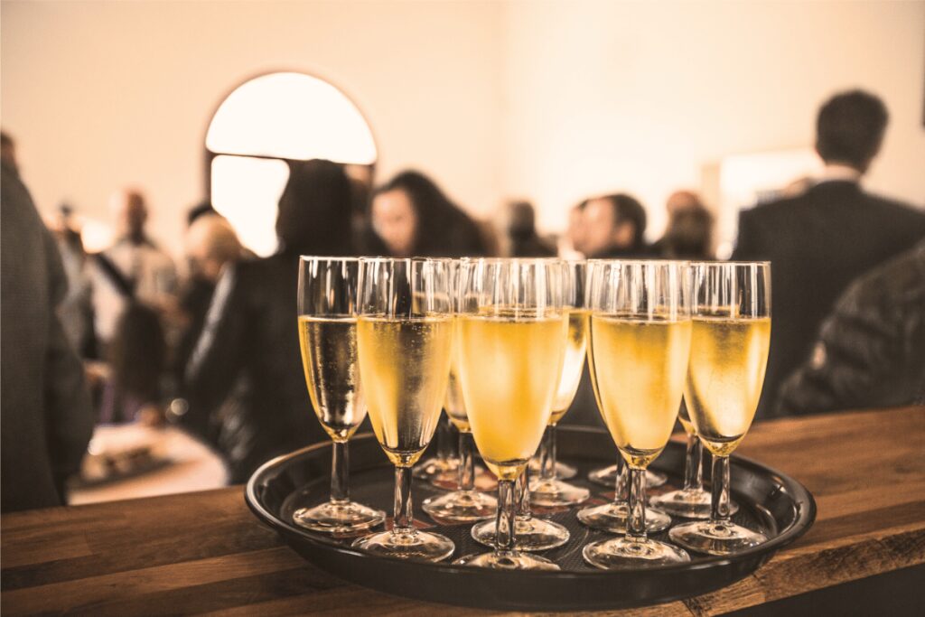 stockfoto champagne